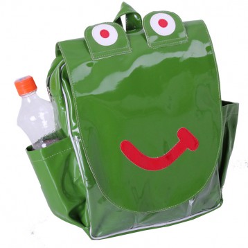 Fun Green Frog Backpack