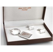 Jos Von Arx - Prestige Collection -  Personalised Cufflinks & Keyfob - Gift Set
