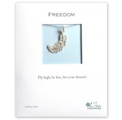 Freedom - Feather Charm Necklace By Lily Charmed 