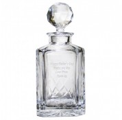 Personalised Cut Crystal Decanter