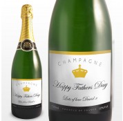 Personalised Elegant Label Champagne Bottle
