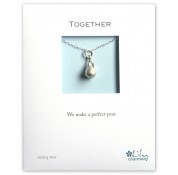 Together - Pear Charm Necklace By Lily Charmed 