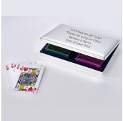 Personalised playing card gift set