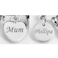 Sterling Silver Personalised Charm Tags